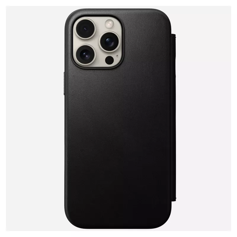Dėklo tipo dėklas Nomad NM01675785, skirtas Apple telefonams, tinka iki 17,5 cm (6,9 colio), juodas, 3 kortelių kišenės, stalinis stovas