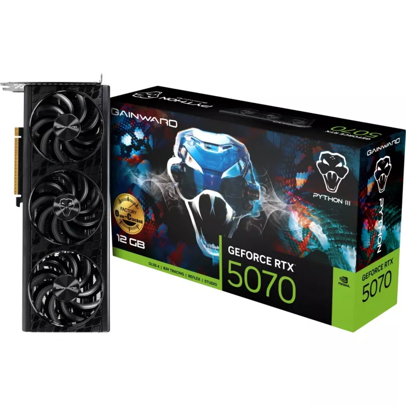 Grafikos plokštė Gainward GeForce RTX 5070 12 GB GDDR7