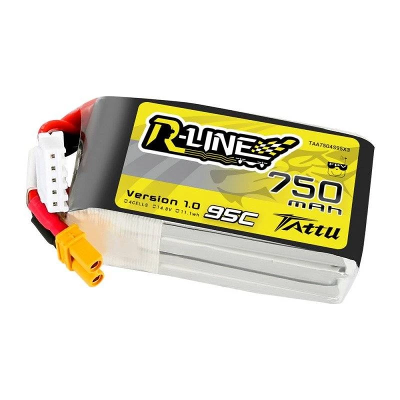 Tattu R-Line 750mAh 14,8V 95C 4S1P JST-XHR akumuliatorius