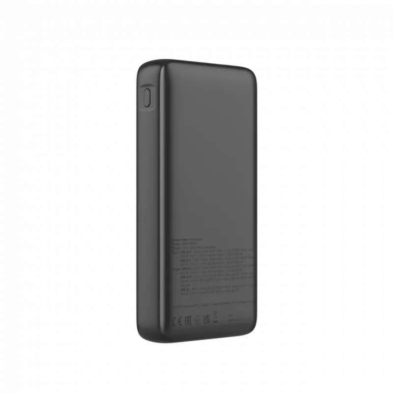CANYON Power Bank PB-240, 25000mAh PD140W ekrano maitinimo blokas, 160,0x82x27 mm, svoris 508±10 g, tamsiai pilka
