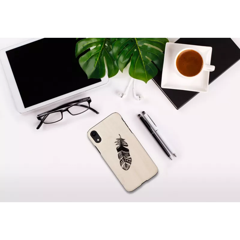 man and wood išmaniojo telefono dėklas iPhone XR, Indian Juoda, apsauginis kietas apvalkalas