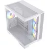 PC korpusas Silentware View A-RGB White VIEWWHITE — midi bokštas su A-RGB apšvietimu, balta apdaila