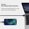 USB-A į Lightning laidas Orsen S9L 1 m 2,1 A — juodas