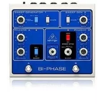Fazerio efektų pedalas Behringer DUAL-PHASE 000-E8M00-00010 — dvigubas fazės efektas gitarai / klavišiniams