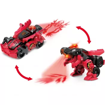 Switch & Go Dinos - Fire-Mini-T-Rex, žaidimų figūrėlė