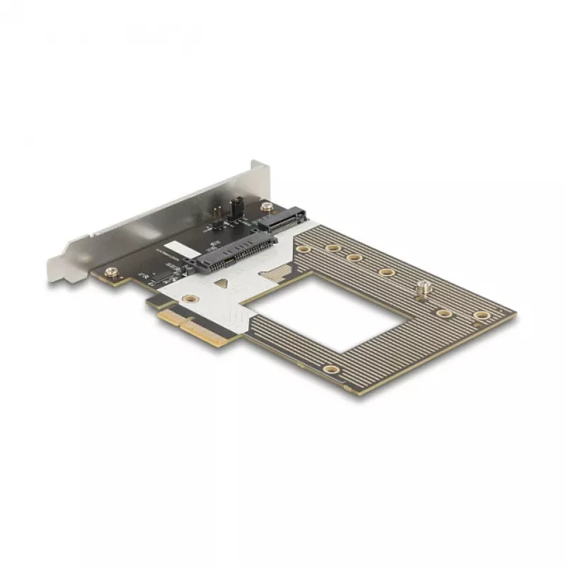 Vidinė M.2 / U.2 adapterio kortelė DELOCK 90854 — PCIe 4.0 (kompiuterio: PCIe, išvestys: M.2 Key M 110 mm, U.2)