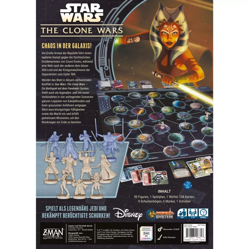 Star Wars: The Clone Wars, stalo žaidimas Pandemic sistema