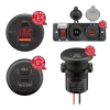 RAM Mounts Einbaucharger Bare Wire Ends USB-A/USB-C (560001)