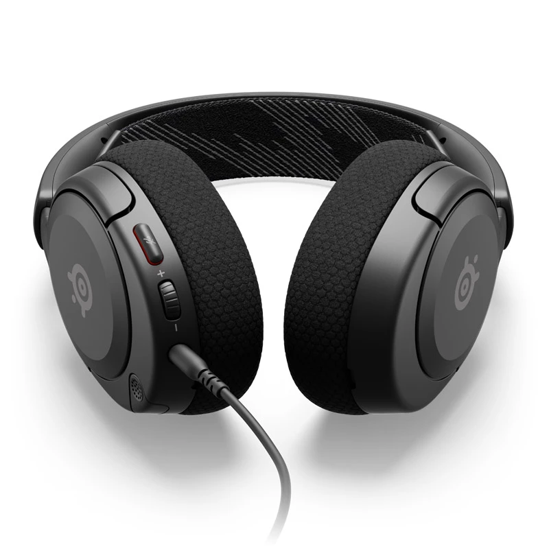 Steelseries Arctis Nova 1 ausinės laidinės galvos juostos žaidimams juodos