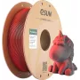 PLA MATTE DUAL 1,75mm RAUDONA JUODA 1kg ESUN 3D FILAMENTAS (PLA-MTD175B-BR1P1)