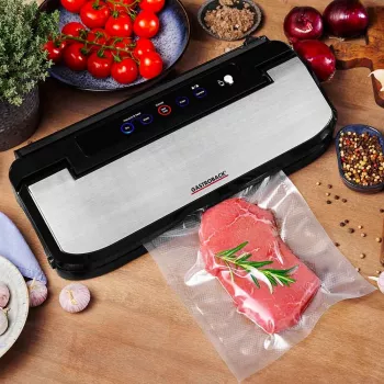 Gastroback Design Basic vakuuminis sandariklis 800 mbar Juodas Nerūdijantis plienas