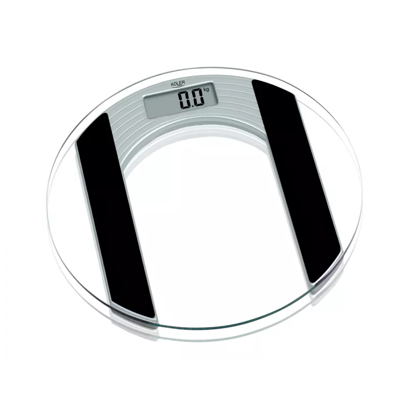 Adler | Kūno sudėties svarstyklės | Maksimalus svoris (talpa) 150 kg | Tikslumas 100 g | Stiklas