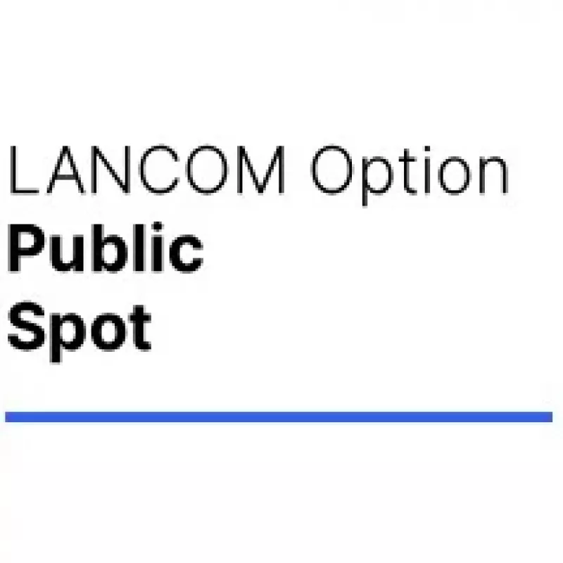 Programinės įrangos licencija Lancom Systems LANCOM Public Spot XL Option — 1 licencija, skirta LANCOM 17xx/1800/1900/2100EF/88x serijoms