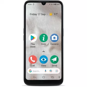 Doro 8100 Plus 15,5 cm (6.1 ) Dual-SIM Android 11 Go Edition 4G USB Type-C 2 GB 32 GB 3000 mAh Pilka (380501)