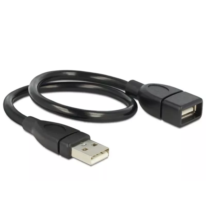 USB laidas DeLOCK 35cm USB 2.0 83498 juoda