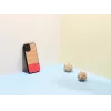 man and wood telefono dėklas iPhone 12 / 12 Pro — silkės rašto azalijos juodos spalvos
