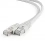 Tinklo kabelis GEMBIRD Cat6a RJ-45 į RJ-45 S/FTP 10 m LSZH, vientisas varis, pilkas