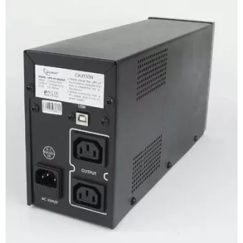 Gembird UPS-PC-850AP nepertraukiamo maitinimo šaltinis (UPS) Line-Interactive 0,85 kVA 520 W 4 kintamosios srovės lizdai (-ų)