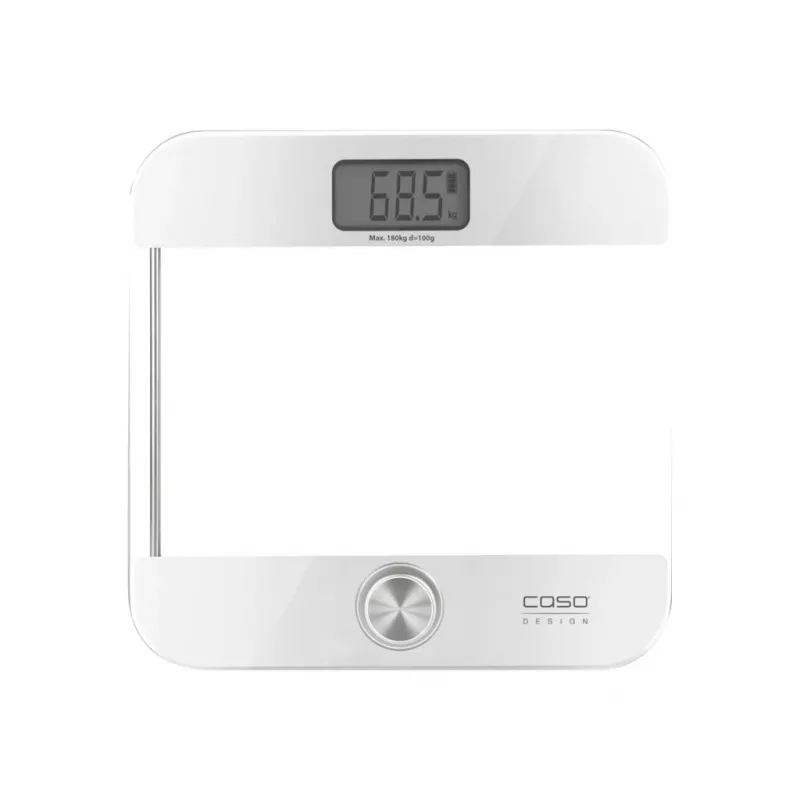 Elektroninės asmeninės svarstyklės Caso Body Energy Ecostyle 03416 — maks. 180 kg, tikslumas 100 g, balta / pilka
