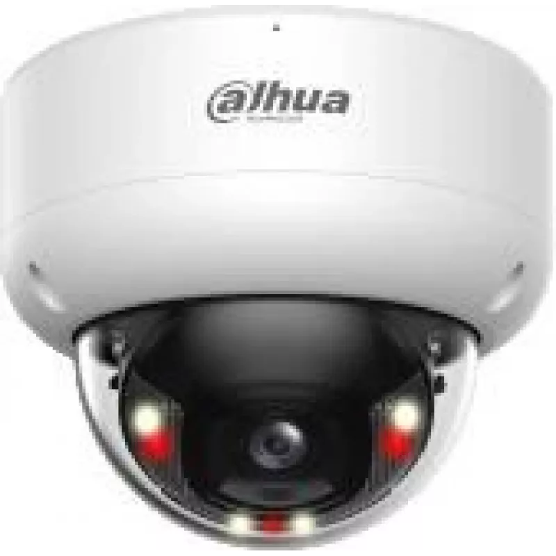 Dahua WizSense kupolinė IP apsaugos kamera IPC-HDBW3849E-AS-IL — 3840×2160, montavimas ant lubų, laidinė, juoda