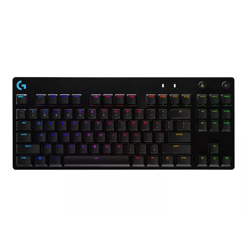 Mechaninė žaidimų klaviatūra Logitech G G PRO Tenkeyless RGB LED laidinė