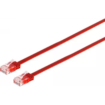Tinklo kabelis Tecline 10 m Cat.6 raudonas