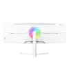 Lenktas monitorius Arozzi Nova 49 colių (124,5 cm) Dual QHD 5120×1440 LED VA, 32:9, 4 ms, USB šakotuvas, garsiakalbiai, baltas