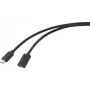 Renkforce USB laidas USB 3.2 Gen2x2 USB-C™ kištukas, USB-C™ lizdas 2,00 m juoda PVC apvalkalas (RF-4755222)