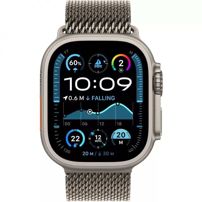 Natural Titanium Milanese Loop 49 mm - S