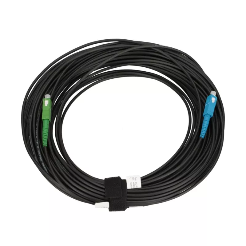 Patchcord Extralink SC/APC - SC/UPC apvalus drop vienmodis G.657.A2, 20 m