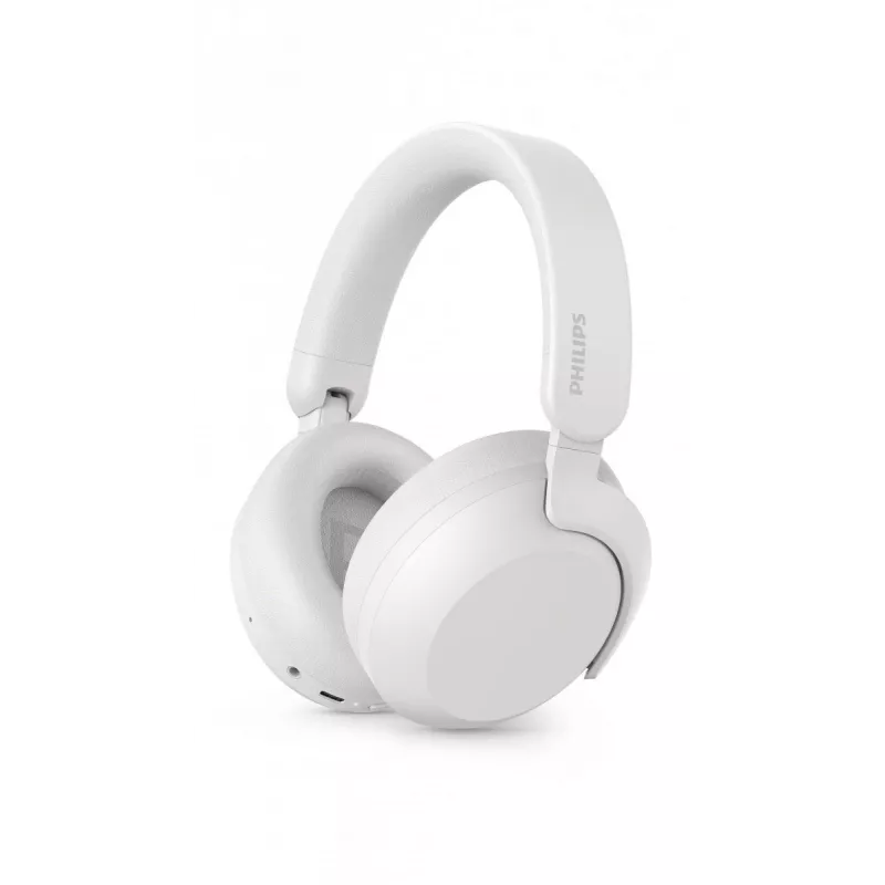 Philips TAH8000EWT/00 ausinės / laisvų rankų įranga Belaidis Galvos lankelis Skambučiai / Muzika USB Type-C Bluetooth Balta