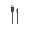 Gembird 1,8 m USB 2.0 A/mini-USB M USB laidas USB A Mini-USB B Juoda