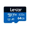 Lexar 64 GB didelio našumo 633x microSDHC UHS-I
