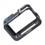Apsauginis metalinis dėklas Telesin, skirtas DJI Osmo Action 5 — juodas
