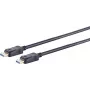 DisplayPort laidas S/CONN 10-81045 3 m Juodas Jungtis 1 DisplayPort Jungtis 2 DisplayPort