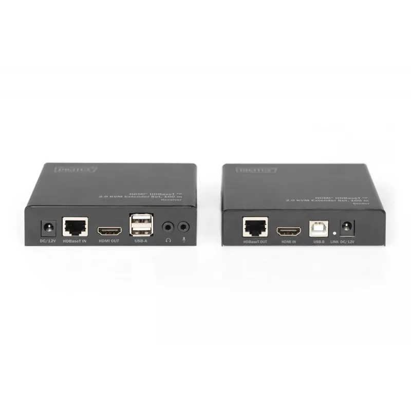 Digitus 4K HDMI HDBaseT™ 2.0 KVM plėtiklio rinkinys, 100 m