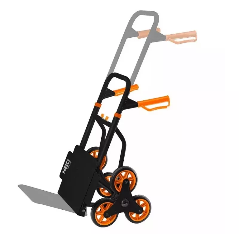 Laiptais lipantis vežimėlis NEO tools 84-402, sulankstomas rankinis sunkvežimis, 150 kg keliamoji galia