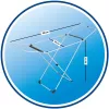 Vileda 157241 X Legs Clothes Line Balta