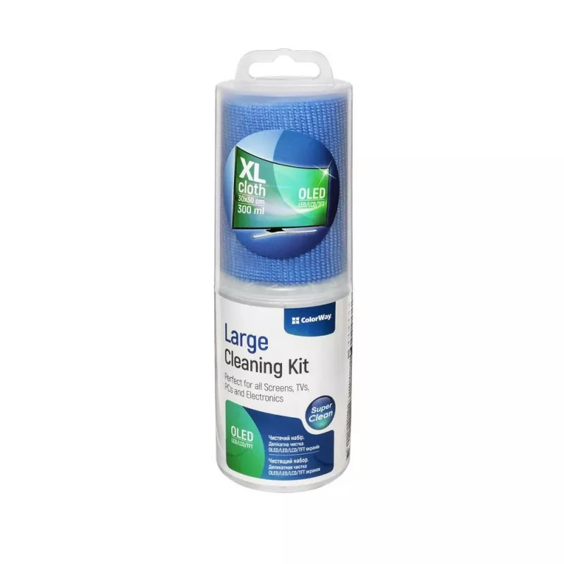 ColorWay | Elektronikos valymo rinkinys | Mikropluošto valymo servetėlė | 300 ml