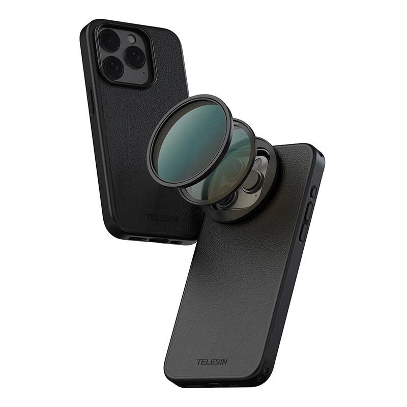 Telesin magnetinis filtro rėmelio dėklas, skirtas iPhone 15 Pro