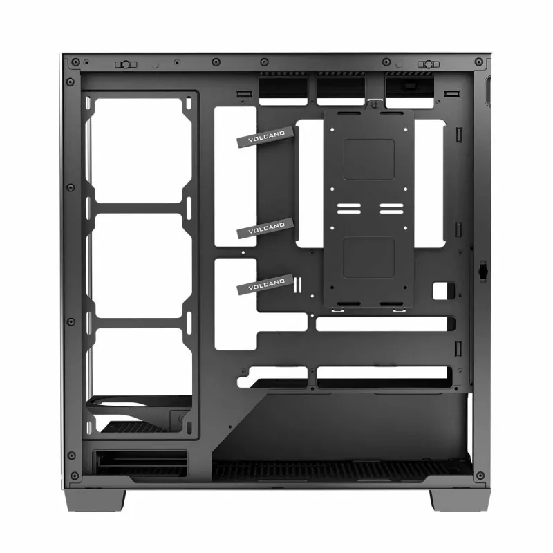 PC korpusas MODECOM Volcano Stellar NF ATX midi tower, grūdintas stiklas, juoda, palaiko ATX/micro ATX, GPU iki 420 mm, CPU aušintuvas 175 mm