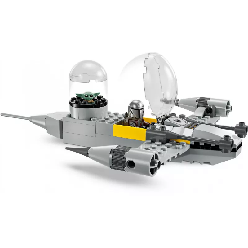LEGO Star Wars rinkinys 75410 N-1 naikintuvo modelis su 92 detalėmis, minifigūros Mando ir Grogu