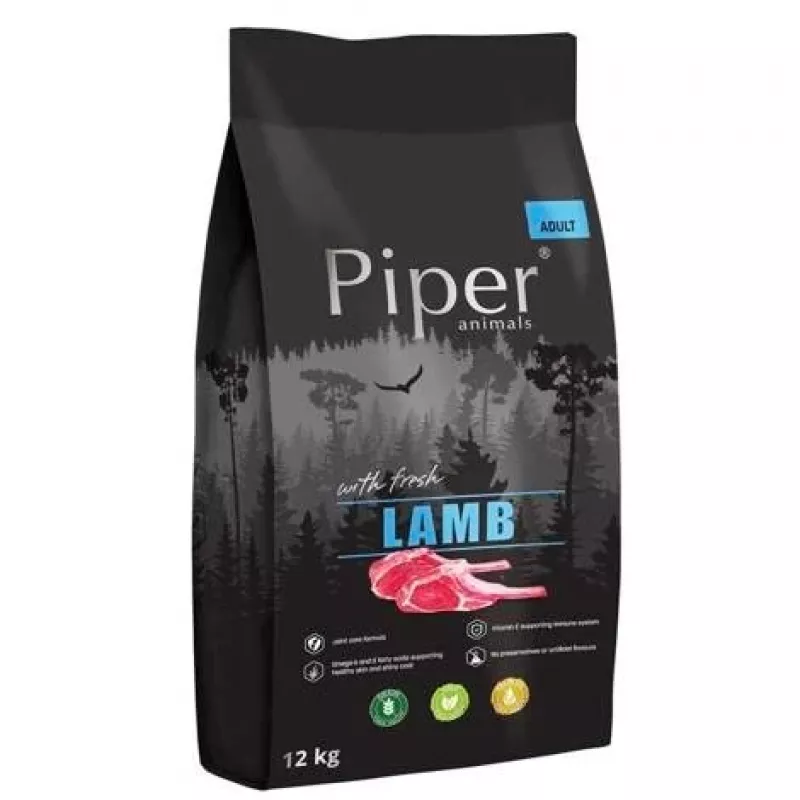 DOLINA NOTECI Piper Animals su aviena - sausas šunų maistas - 12 kg
