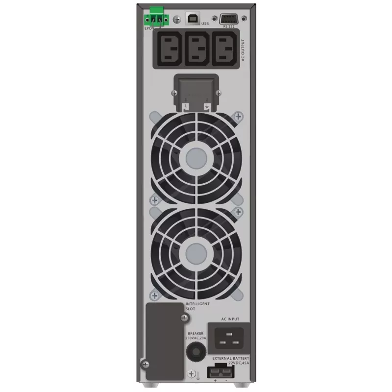 PowerWalker VFI 3000 TGS nepertraukiamo maitinimo šaltinis (UPS) Dvigubo keitimo (Online) 3 kVA 2700 W 3 AC lizdai