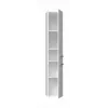 Vonios spintelė-spinta top e shop NEL II BIEL POŁ — laisvai stovinti, 5 lentynos, 310×300×1740 mm, balta