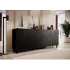 BARI komoda 200x42x82 juodas matinis