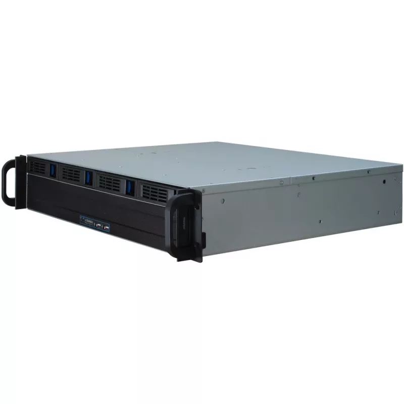 Inter-Tech IPC 2U-2404S - Rack - įmontuojamas - 2U - micro ATX