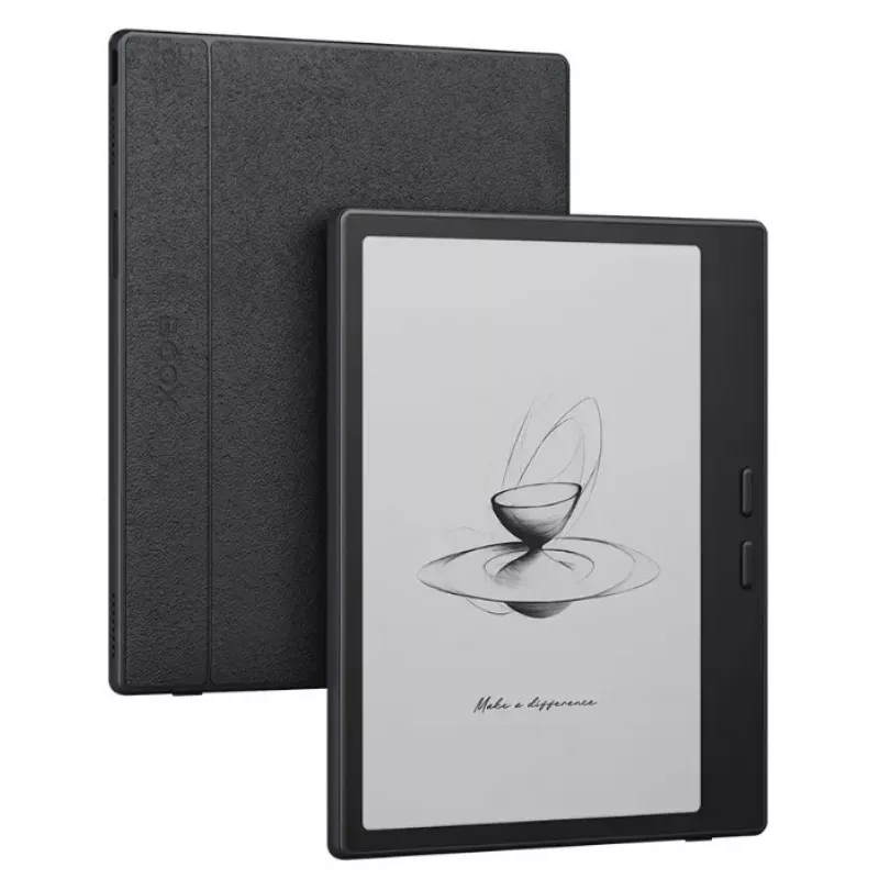 E. skaityklė Onyx BOOX Go 7 — 7 colių E‑ink ekranas 1680×1264, 4 GB RAM, 64 GB, Wi‑Fi, Bluetooth, Android 13