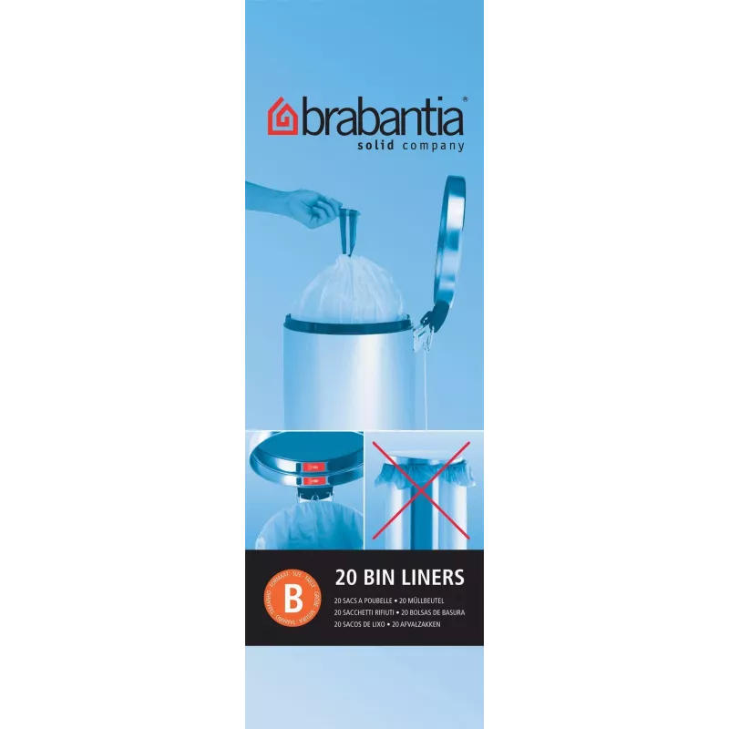 Šiukšlių maišas Brabantia B 5 L 20 vnt.