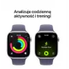 Apple Watch Series 11 GPS + Cellular 42mm sidabrinis aliuminio korpusas su Purple Fog sportine juostele - M/L